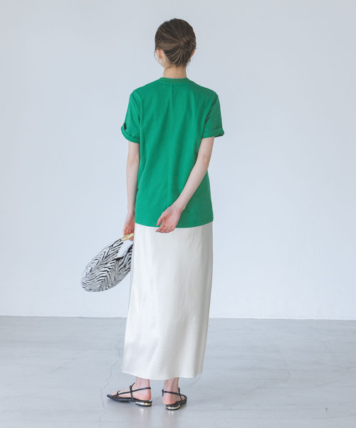 RITA（リタ）の「《NOBLE別注》RITA/リタ ロゴT（Tシャツ/カットソー・レディース・グリーン/ホワイト/ダークブルー/ベージュ・FREE）」の8枚目の写真