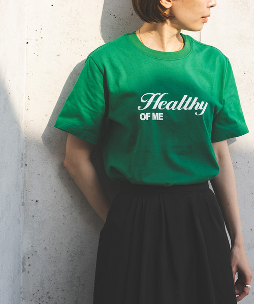 RITA（リタ）の「《NOBLE別注》RITA/リタ ロゴT（Tシャツ/カットソー・レディース・グリーン/ホワイト/ダークブルー/ベージュ・FREE）」の5枚目の写真