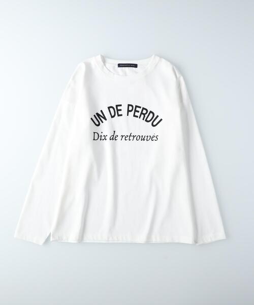 HONEYSUCKLE ROSE（ハニーサックルローズ）の「HONEYSUCKLE ROSE(ハニーサックルローズ)【レディース】チュールレイヤード長袖Tシャツ（Tシャツ/カットソー・レディース・ブラック/ホワイト・M/L）」の16枚目の写真