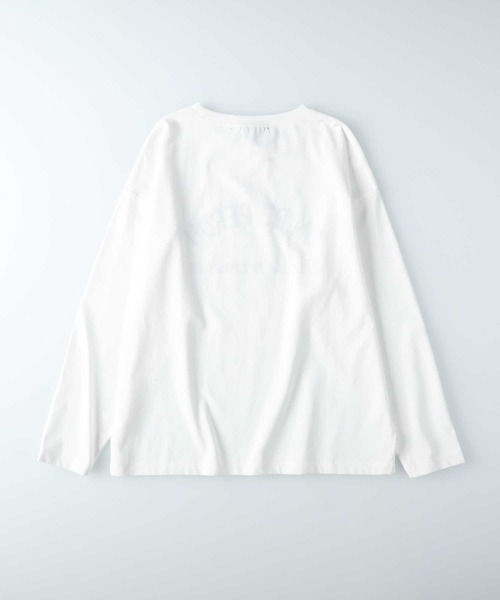 HONEYSUCKLE ROSE（ハニーサックルローズ）の「【HONEYSUCKLE ROSE】チュールレイヤード長袖Tシャツ（アンサンブル・レディース・ブラック/ホワイト・M/L）」の8枚目の写真