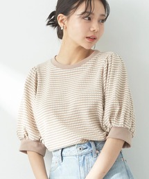 earth music&ecology | ハニカム柄ジャガードプルオーバー(Tシャツ/カットソー)