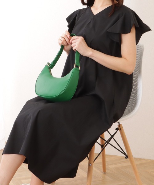 Lace Ladies(レースレディース)の「ラッフル フリル Vネック ロング ワンピース(ワンピース・レディース・ブラック/ベージュ/ピンク・FREE)」の8枚目の写真