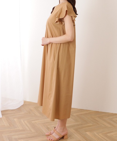 Lace Ladies(レースレディース)の「ラッフル フリル Vネック ロング ワンピース(ワンピース・レディース・ブラック/ベージュ/ピンク・FREE)」の19枚目の写真
