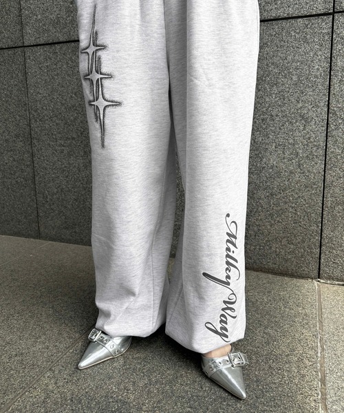 sedacle girl(セダクルガール)の「モチーフプリントスウェットパンツ(スウェットパンツ・レディース・ピンク/グレー/ブルー・FREE)」の6枚目の写真