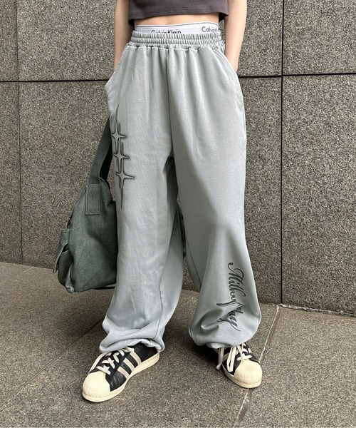 sedacle girl(セダクルガール)の「モチーフプリントスウェットパンツ(スウェットパンツ・レディース・ピンク/グレー/ブルー・FREE)」の13枚目の写真