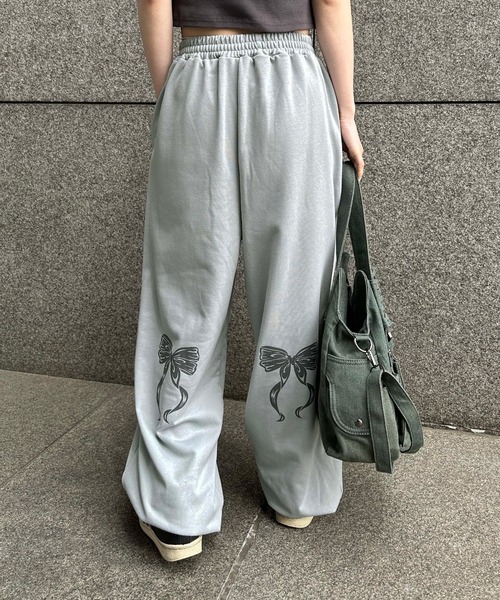 sedacle girl(セダクルガール)の「モチーフプリントスウェットパンツ(スウェットパンツ・レディース・ピンク/グレー/ブルー・FREE)」の14枚目の写真