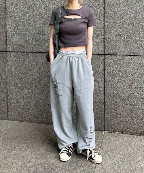 モチーフプリントスウェットパンツ（スウェットパンツ