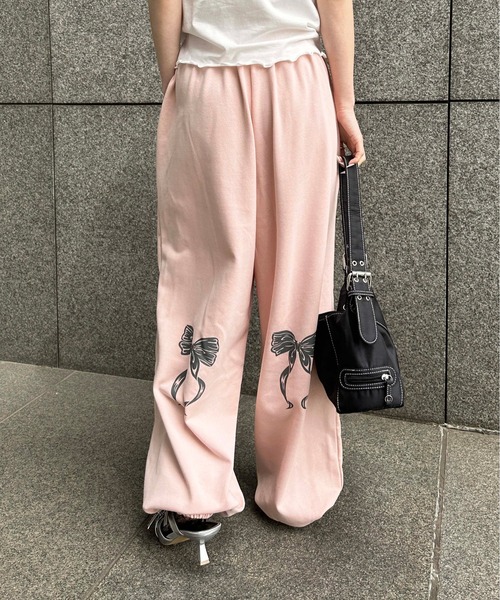 sedacle girl(セダクルガール)の「モチーフプリントスウェットパンツ(スウェットパンツ・レディース・ピンク/グレー/ブルー・FREE)」の20枚目の写真