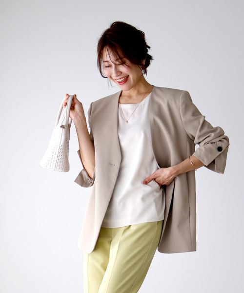 ブラウス シャツ オフィスで着られるきちんとTシャツ レディース Ehre style ブラウス シャツ オフィスで着られるきちんとTシャツ