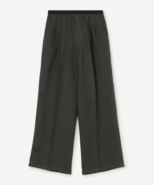 Bshop(ビショップ)の「BRACCAE | リネン ツータックパンツ WOMEN(スラックス・レディース・モカ/ライトグレー/ピンク/チャコール・2/1)」の3枚目の写真