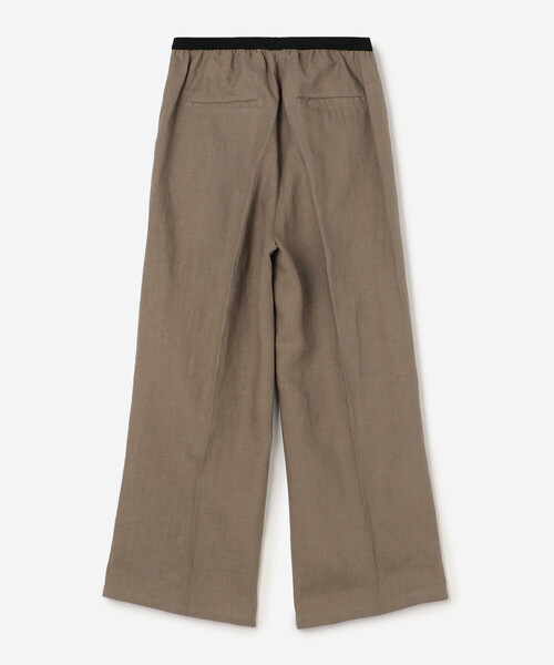 Bshop(ビショップ)の「BRACCAE | リネン ツータックパンツ WOMEN(スラックス・レディース・モカ/ライトグレー/ピンク/チャコール・2/1)」の14枚目の写真