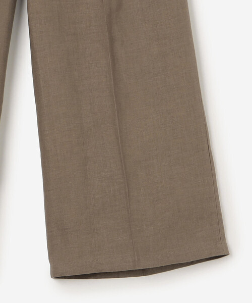 Bshop(ビショップ)の「BRACCAE | リネン ツータックパンツ WOMEN(スラックス・レディース・モカ/ライトグレー/ピンク/チャコール・2/1)」の17枚目の写真