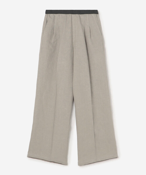 Bshop(ビショップ)の「BRACCAE | リネン ツータックパンツ WOMEN(スラックス・レディース・モカ/ライトグレー/ピンク/チャコール・2/1)」の18枚目の写真