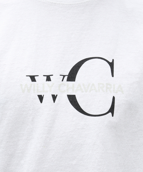 WILLY CHAVARRIA(ウィリーチャバリア)の「【WILLY CHAVARRIA / ウィリー チャバリア】WISM 別注 WC Logo Tee(Tシャツ/カットソー・メンズ・ホワイト/ブラック系その他・X-LARGE/LARGE)」の7枚目の写真