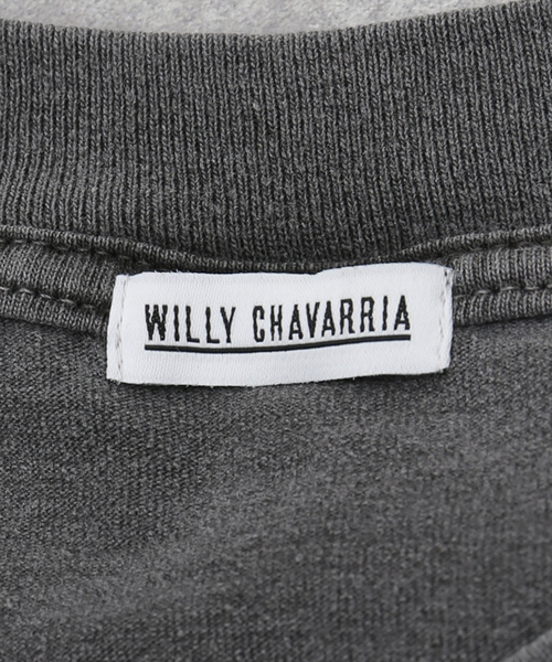 WILLY CHAVARRIA(ウィリーチャバリア)の「【WILLY CHAVARRIA / ウィリー チャバリア】WISM 別注 WC Logo Tee(Tシャツ/カットソー・メンズ・ホワイト/ブラック系その他・X-LARGE/LARGE)」の6枚目の写真