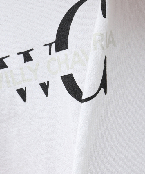 WILLY CHAVARRIA(ウィリーチャバリア)の「【WILLY CHAVARRIA / ウィリー チャバリア】WISM 別注 WC Logo Tee(Tシャツ/カットソー・メンズ・ホワイト/ブラック系その他・X-LARGE/LARGE)」の3枚目の写真