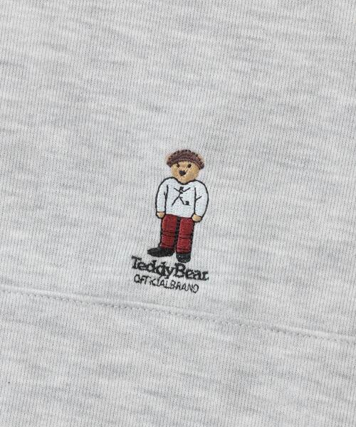 SENSE OF PLACE by URBAN RESEARCH（センスオブプレイスバイアーバンリサーチ）の「『別注』TeddyBear×SENSE OF PLACE　テディベアハーフZIPスウェット（スウェット・メンズ・ピンク/チャコールグレー/グレー・MEDIUM/LARGE）」の15枚目の写真