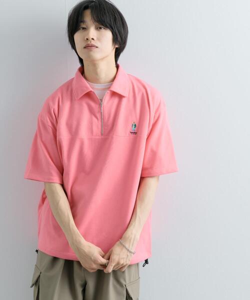 SENSE OF PLACE by URBAN RESEARCH（センスオブプレイスバイアーバンリサーチ）の「『別注』TeddyBear×SENSE OF PLACE　テディベアハーフZIPスウェット（スウェット・メンズ・ピンク/チャコールグレー/グレー・MEDIUM/LARGE）」の18枚目の写真