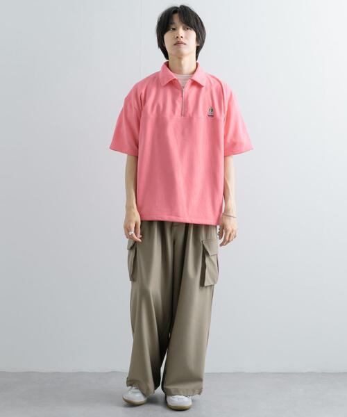 SENSE OF PLACE by URBAN RESEARCH（センスオブプレイスバイアーバンリサーチ）の「『別注』TeddyBear×SENSE OF PLACE　テディベアハーフZIPスウェット（スウェット・メンズ・ピンク/チャコールグレー/グレー・MEDIUM/LARGE）」の21枚目の写真