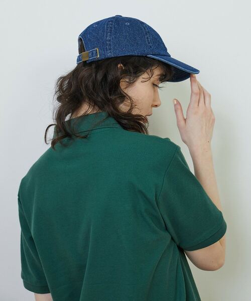 FRAPBOIS（フラボア）の「デニムキャップ（キャップ・レディース・サックスブルー/ネイビー・FREE）」の4枚目の写真