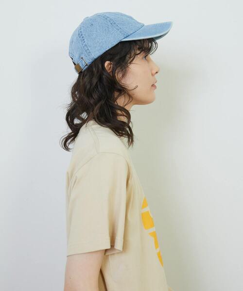 FRAPBOIS（フラボア）の「デニムキャップ（キャップ・レディース・サックスブルー/ネイビー・FREE）」の8枚目の写真