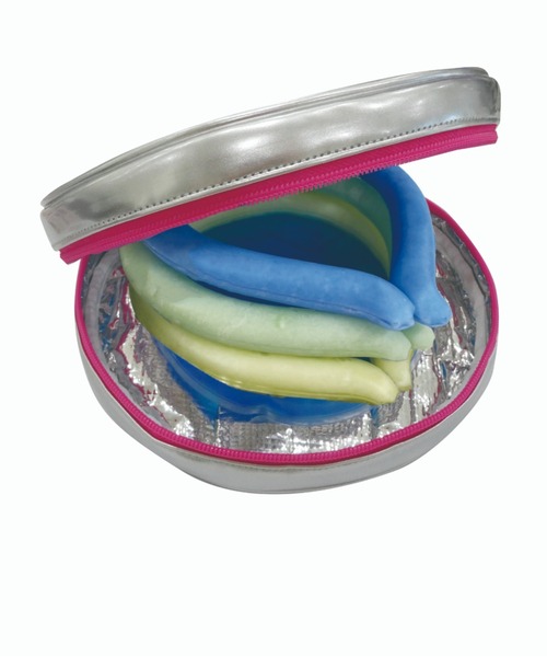 GLOBAL JAPAN（グローバルジャパン）の「アイスネックリング専用 Icy Neck 保冷ポーチ（アウトドアグッズ・レディース・パープル/グレー/ホワイト×ブラック/ピンク/グリーン/ピンク系その他/ブルー・F）」の9枚目の写真