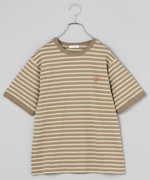 m*い様 y2k バーバリーロンドン　ボーダーTシャツ ピチT 刺繍　パフスリー BURBERRY - BURBERRY LONDON インポート Tシャツ チェック
