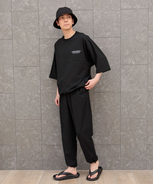 LAKOLE（ラコレ）の「吸水速乾＜2点セット＞ロゴプルオーバーパンツ