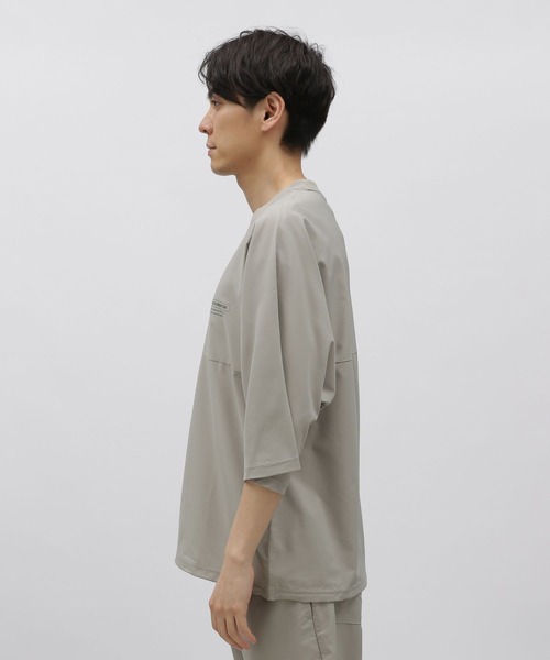 LAMPEYE 30th Anniv. Tシャツ グレー　下剋上　Ｌサイズ新品 LAKOLE シャツ 「セットアップ」STR/PEバンドカラーシャツ / 592181