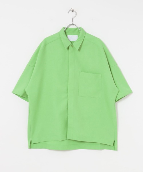 URBAN RESEARCH(アーバンリサーチ)の「URBAN RESEARCH iD LINEN LIKE TWILL SHIRTS(シャツ/ブラウス・メンズ・ベージュ/ブルー/グリーン/アイボリー・MEDIUM/LARGE)」の3枚目の写真