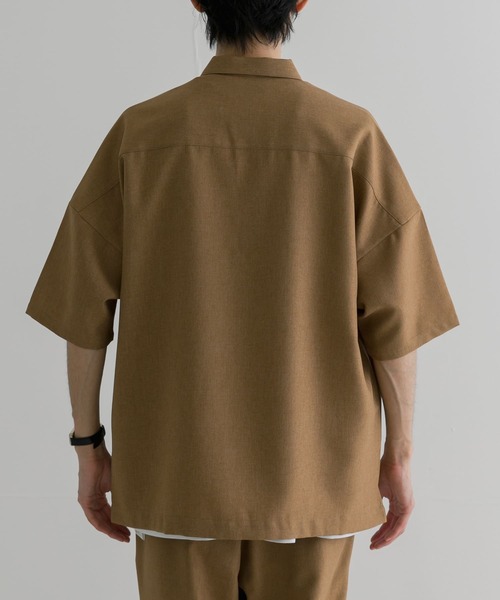 URBAN RESEARCH(アーバンリサーチ)の「URBAN RESEARCH iD LINEN LIKE TWILL SHIRTS(シャツ/ブラウス・メンズ・ベージュ/ブルー/グリーン/アイボリー・MEDIUM/LARGE)」の7枚目の写真