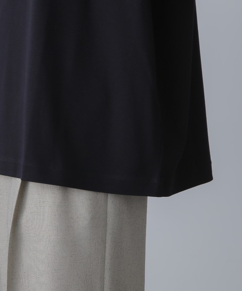 NANO universe（ナノユニバース）の「WEB限定/アンチスメル ルーズクルーネックTシャツ 半袖（Tシャツ/カットソー・メンズ・ブラック/ブルーグレー/ホワイト/グレー系その他4・L/M/S/XL）」の22枚目の写真