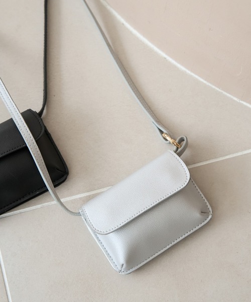 ROPE' PICNIC(ロペピクニック)の「ウォレット&マイクロミニショルダーバッグ(ショルダーバッグ・レディース・ブラック/イエロー系その他/シルバー/キナリ/ピンク・FREE)」の5枚目の写真