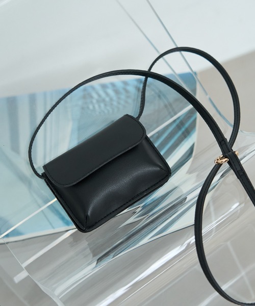 ROPE' PICNIC(ロペピクニック)の「ウォレット&マイクロミニショルダーバッグ(ショルダーバッグ・レディース・ブラック/イエロー系その他/シルバー/キナリ/ピンク・FREE)」の3枚目の写真