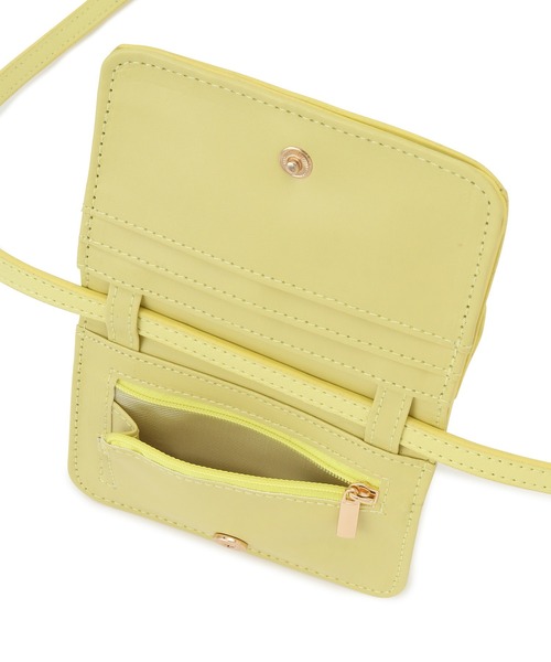ROPE' PICNIC(ロペピクニック)の「ウォレット&マイクロミニショルダーバッグ(ショルダーバッグ・レディース・ブラック/イエロー系その他/シルバー/キナリ/ピンク・FREE)」の22枚目の写真