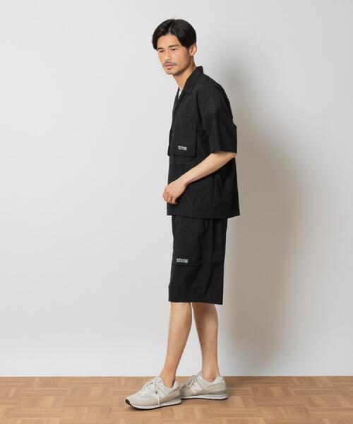 CAMP7(キャンプセブン)の「CAMP7(キャンプ7)【メンズ】CPTEXパッカブル半袖シャツ(シャツ/ブラウス・メンズ・オリーブ/グレー/ブラック・M/L/XL)」の13枚目の写真