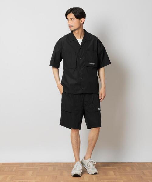 CAMP7(キャンプセブン)の「CAMP7(キャンプ7)【メンズ】CPTEXパッカブル半袖シャツ(シャツ/ブラウス・メンズ・オリーブ/グレー/ブラック・M/L/XL)」の17枚目の写真