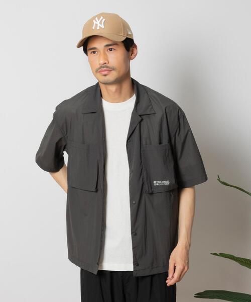 CAMP7(キャンプセブン)の「CAMP7(キャンプ7)【メンズ】CPTEXパッカブル半袖シャツ(シャツ/ブラウス・メンズ・オリーブ/グレー/ブラック・M/L/XL)」の20枚目の写真
