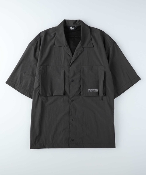 CAMP7（キャンプセブン）の「【CAMP7】CPTEXパッカブル半袖シャツ（シャツ/ブラウス・メンズ・オリーブ/グレー/ブラック・M/L/XL）」の2枚目の写真