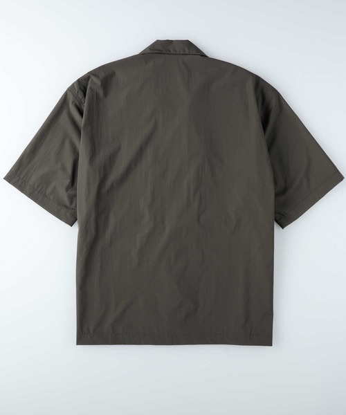 CAMP7（キャンプセブン）の「【CAMP7】CPTEXパッカブル半袖シャツ（シャツ/ブラウス・メンズ・オリーブ/グレー/ブラック・M/L/XL）」の10枚目の写真