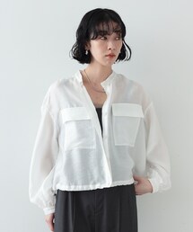 GALLEST | シアーローンブルゾンシャツ(ブルゾン)