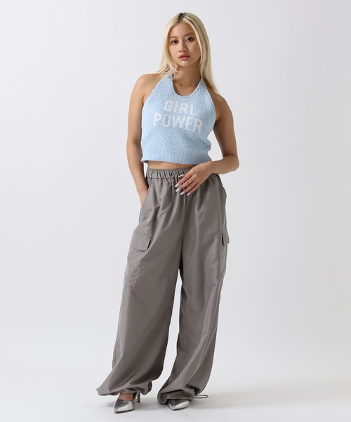 FOREVER 21(フォーエバー トゥエンティーワン)の「【2024SS】カーゴナイロンワイドパンツ(カーゴパンツ・レディース・ブラック/グレー/カーキ・SMALL/MEDIUM)」の19枚目の写真