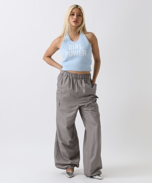 FOREVER 21(フォーエバー トゥエンティーワン)の「【2024SS】カーゴナイロンワイドパンツ(カーゴパンツ・レディース・ブラック/グレー/カーキ・SMALL/MEDIUM)」の21枚目の写真