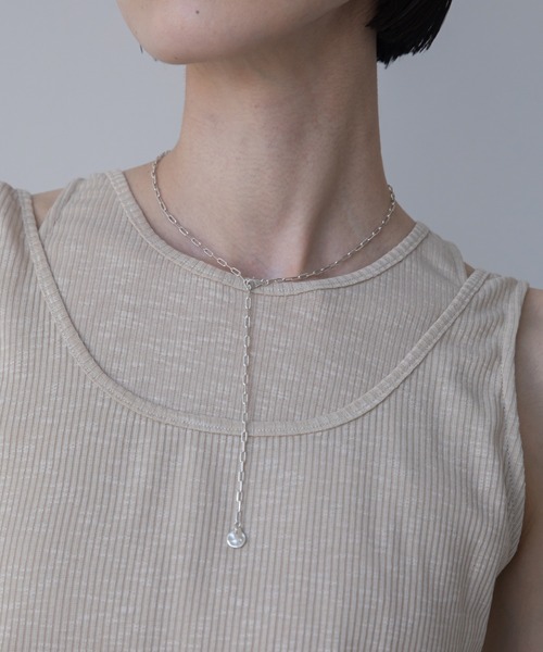 VACANCY（ヴァカンシー）の「シアーレイヤードホール2wayアメスリタンク（タンクトップ・レディース・アイボリー/ブラック/グリーン・FREE）」の9枚目の写真