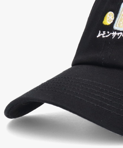 CASTANO（カスターノ）の「CASTANO SOUVENIR CAP [レモンサワー]（キャップ・メンズ・ホワイト/ブラック/ベージュ・57~59cm）」の6枚目の写真