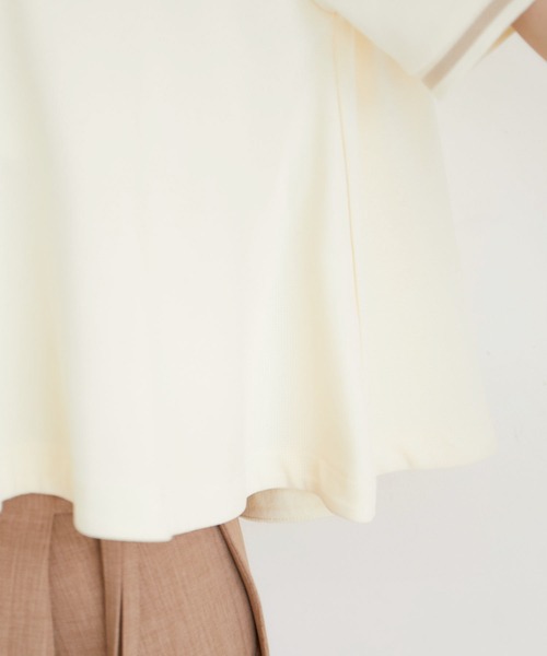 VIS（ビス）の「【洗える】裾フレアポロトップス（ポロシャツ・レディース・ブルー系その他/ベージュ系その他・FREE）」の17枚目の写真
