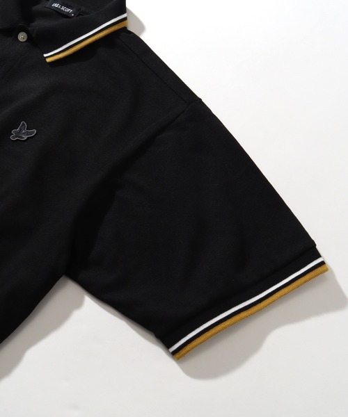 LYLE&SCOTT（ライルアンドスコット）の「【LYLE&SCOTT/ライルアンドスコット】ゴールデンイーグル リブライン 半袖 ポロシャツ（ポロシャツ・メンズ・サンドベージュ/ブルー/アイボリー/ブラック・LL/L/M）」の12枚目の写真