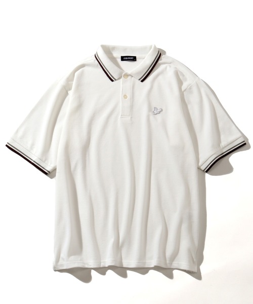 LYLE&SCOTT（ライルアンドスコット）の「【LYLE&SCOTT/ライルアンドスコット】ゴールデンイーグル リブライン 半袖 ポロシャツ（ポロシャツ・メンズ・サンドベージュ/ブルー/アイボリー/ブラック・LL/L/M）」の16枚目の写真