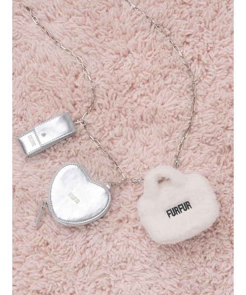 FURFUR（ファーファー）の「【ZOZO限定カラー】エコファートートミニチャーム（チャーム・レディース・チャコールグレー/アイボリー/ライトブルー/ブラウン/ピンク/ブラック・FREE）」の2枚目の写真