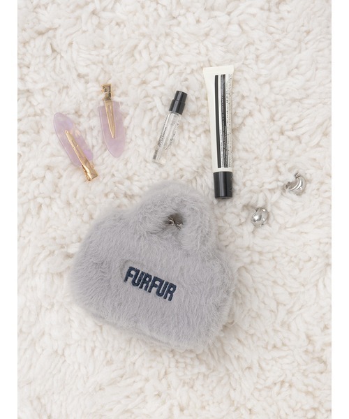 FURFUR（ファーファー）の「【ZOZO限定カラー】エコファートートミニチャーム（チャーム・レディース・チャコールグレー/アイボリー/ライトブルー/ブラウン/ピンク/ブラック・FREE）」の5枚目の写真